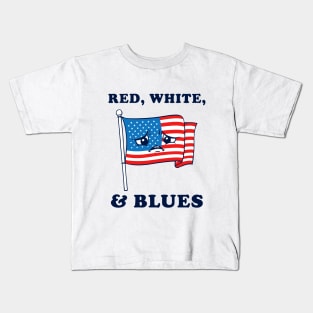 Red White And Blues Kids T-Shirt